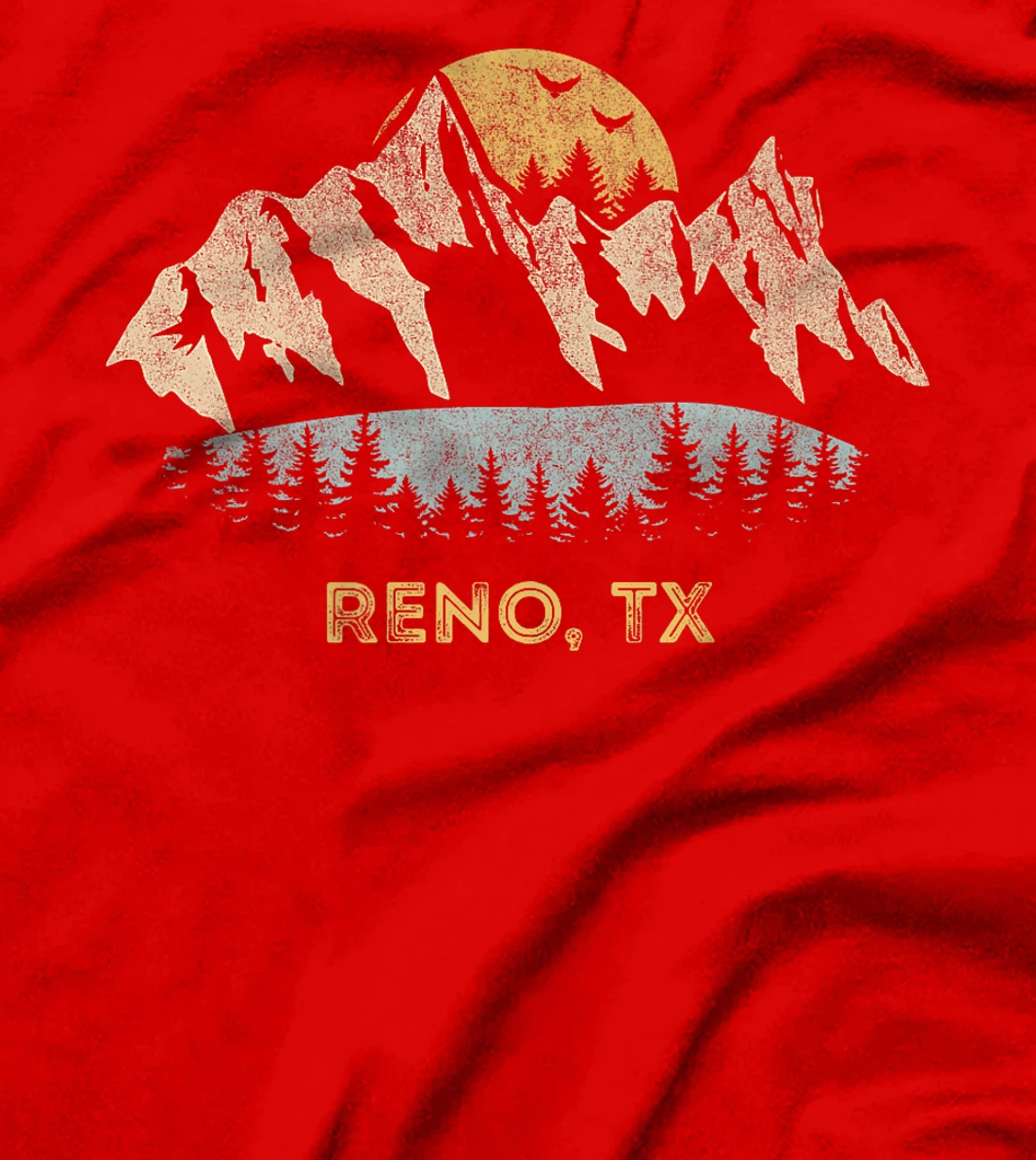 Reno Texas Mountain Sunset Sunrise TX Premium T-Shirt