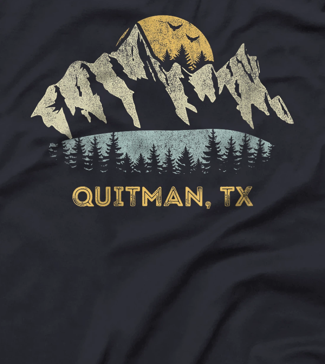 Womens Quitman Texas Mountain Sunset Sunrise TX T-Shirt