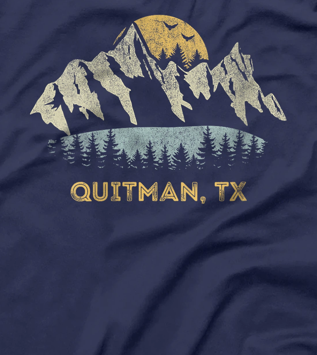 Womens Quitman Texas Mountain Sunset Sunrise TX T-Shirt
