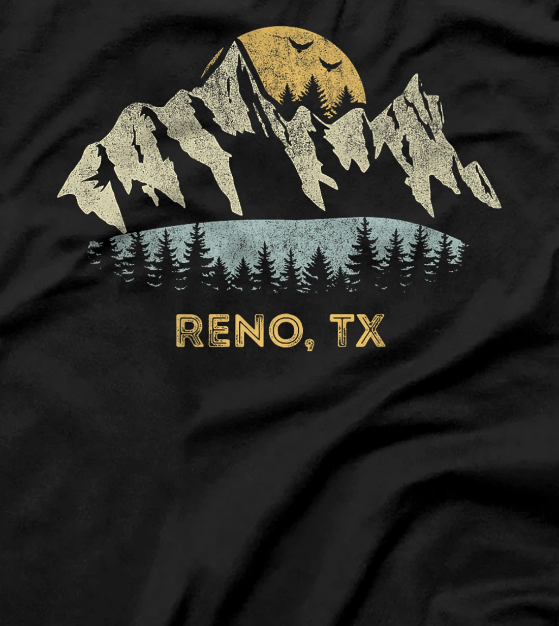 Reno Texas Mountain Sunset Sunrise TX Premium T-Shirt