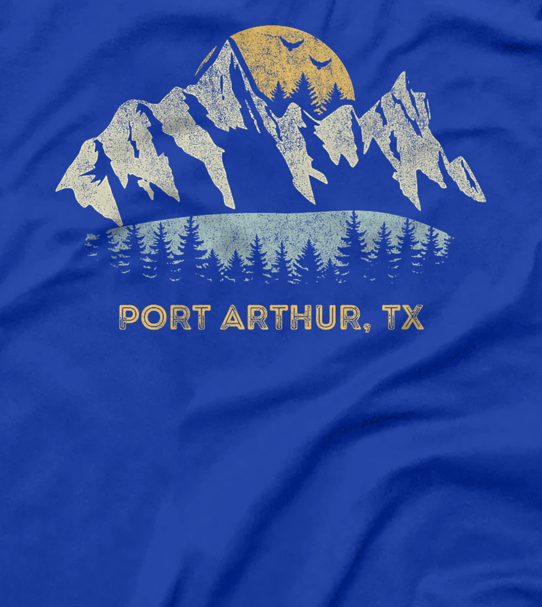Port Arthur Texas Mountain Sunset Sunrise TX Premium T-Shirt
