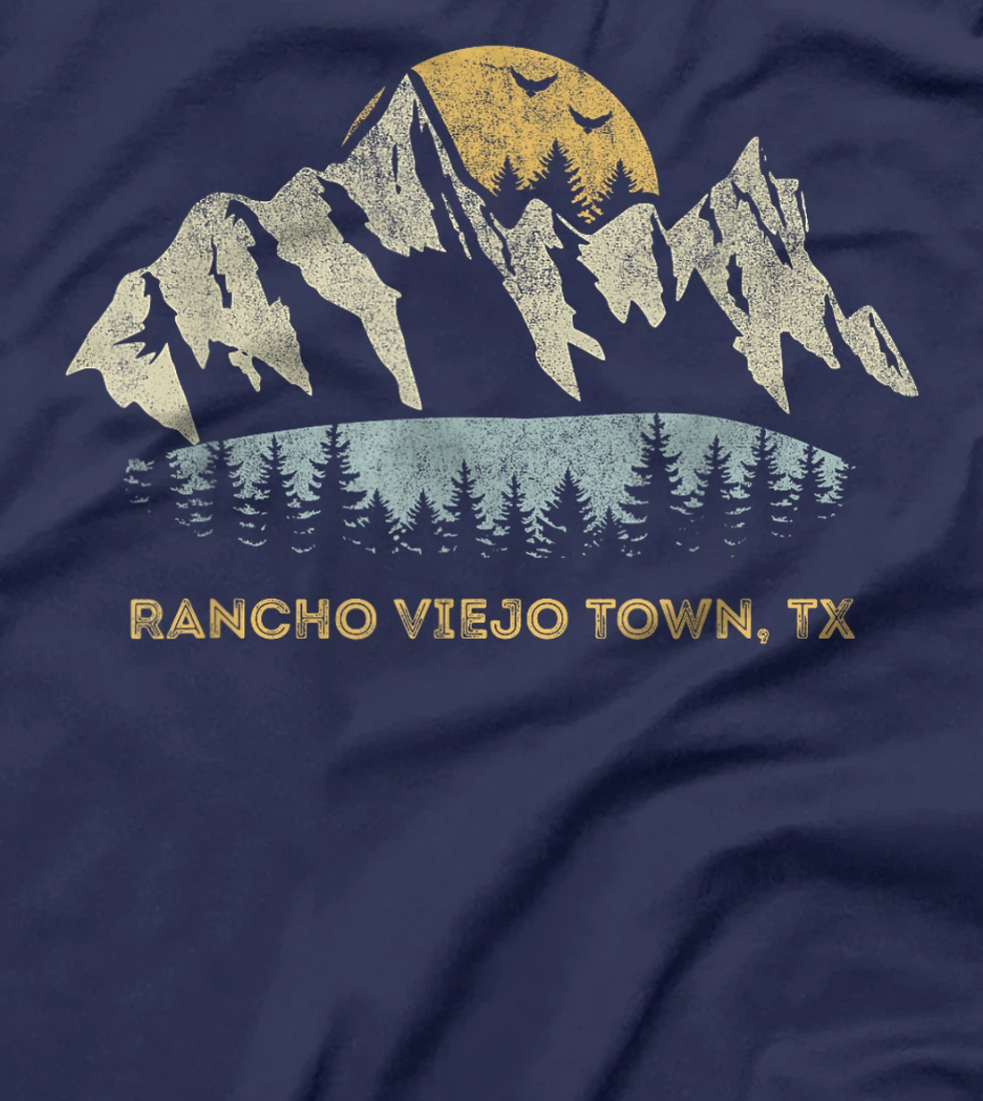 Rancho Viejo Town Texas Mountain Sunset Sunrise TX T-Shirt