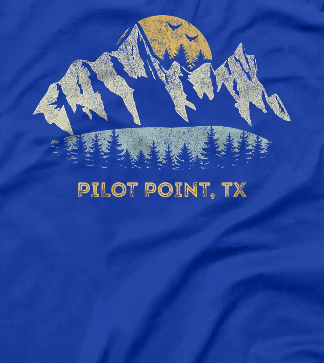 Pilot Point Texas Mountain Sunset Sunrise TX Premium T-Shirt