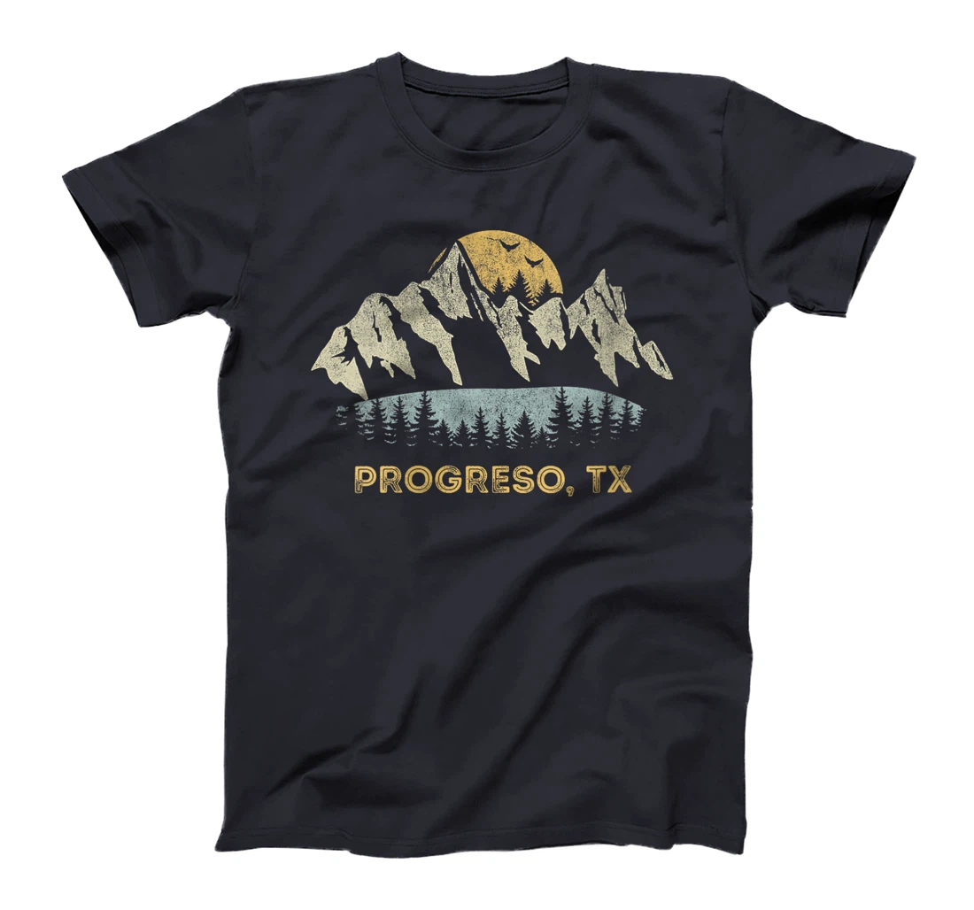 Womens Progreso Texas Mountain Sunset Sunrise TX T-Shirt