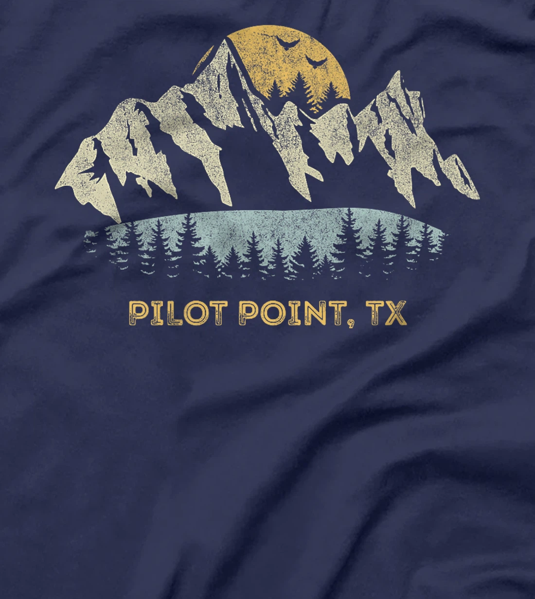 Pilot Point Texas Mountain Sunset Sunrise TX Premium T-Shirt