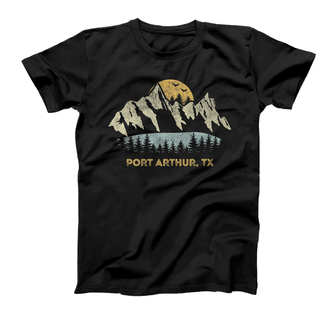 Port Arthur Texas Mountain Sunset Sunrise TX Premium T-Shirt