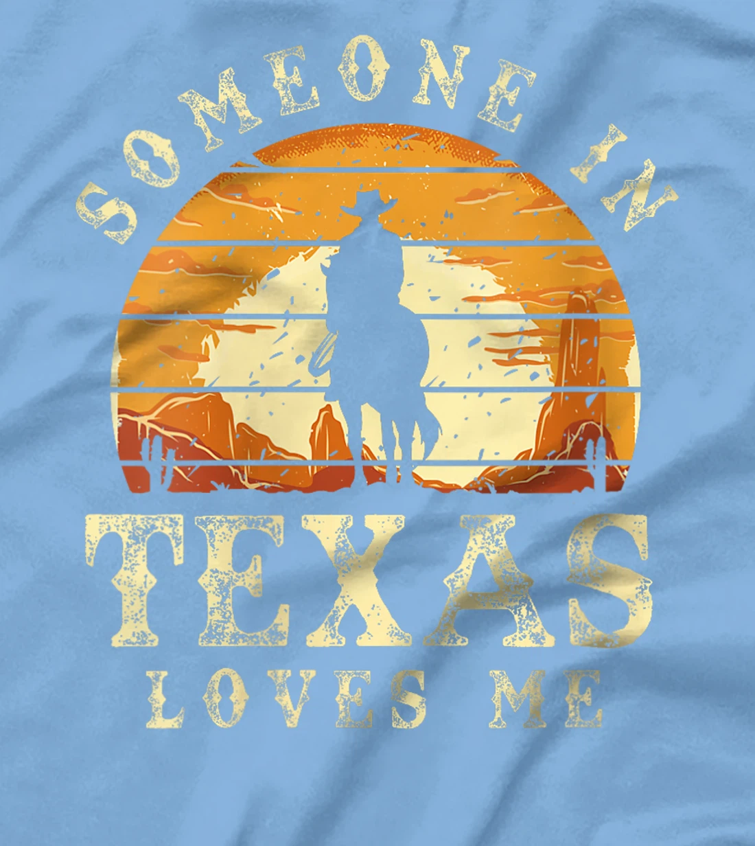 Womens Someone In Texas Loves Me Lone Star State T-Shirt