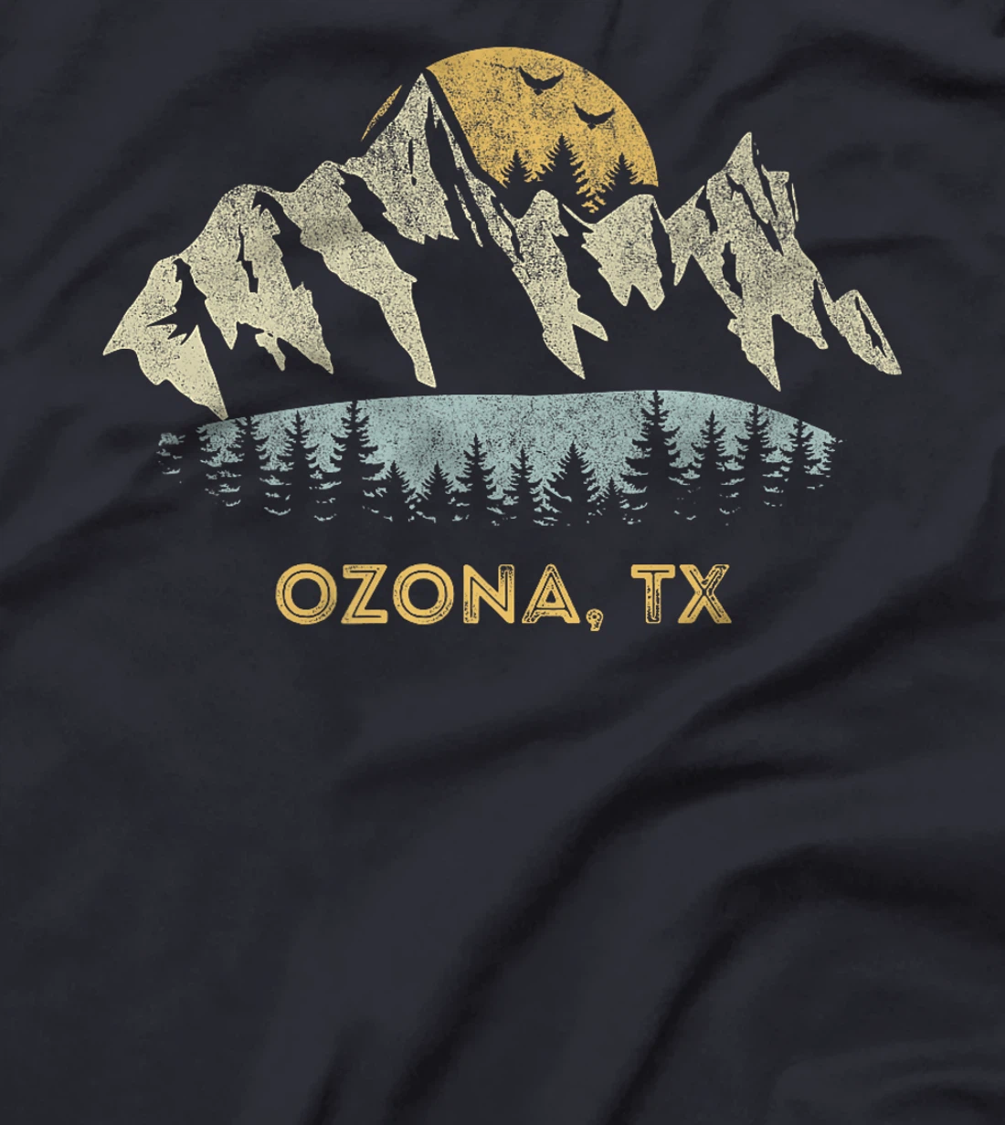 Ozona Texas Mountain Sunset Sunrise TX Premium T-Shirt