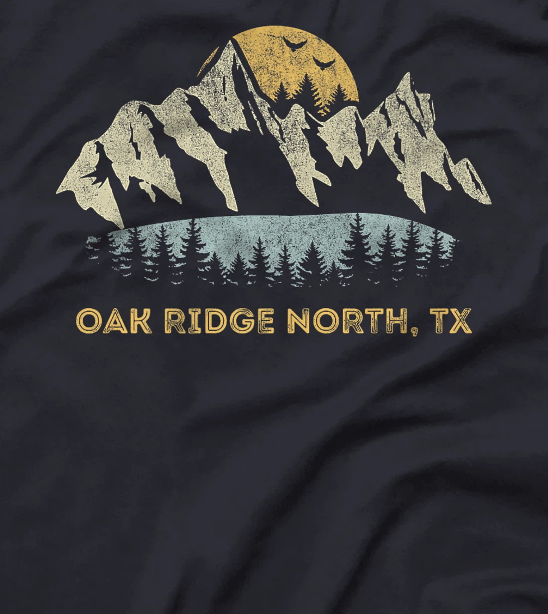 Oak Ridge North Texas Mountain Sunset Sunrise TX Premium T-Shirt