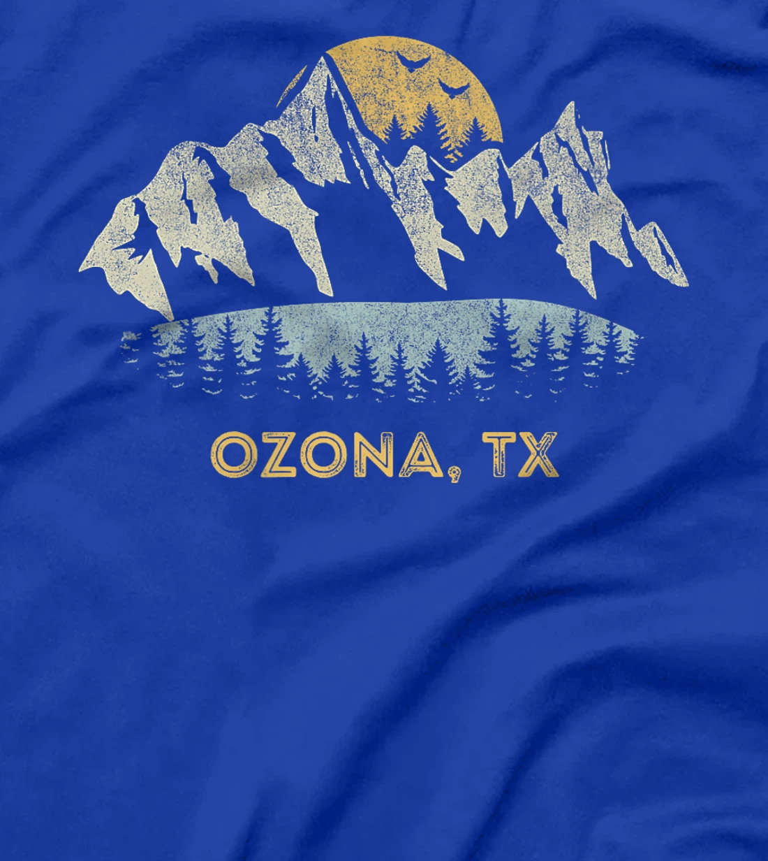 Ozona Texas Mountain Sunset Sunrise TX Premium T-Shirt