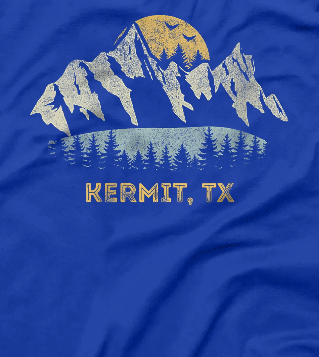 Womens Kermit Texas Mountain Sunset Sunrise TX T-Shirt