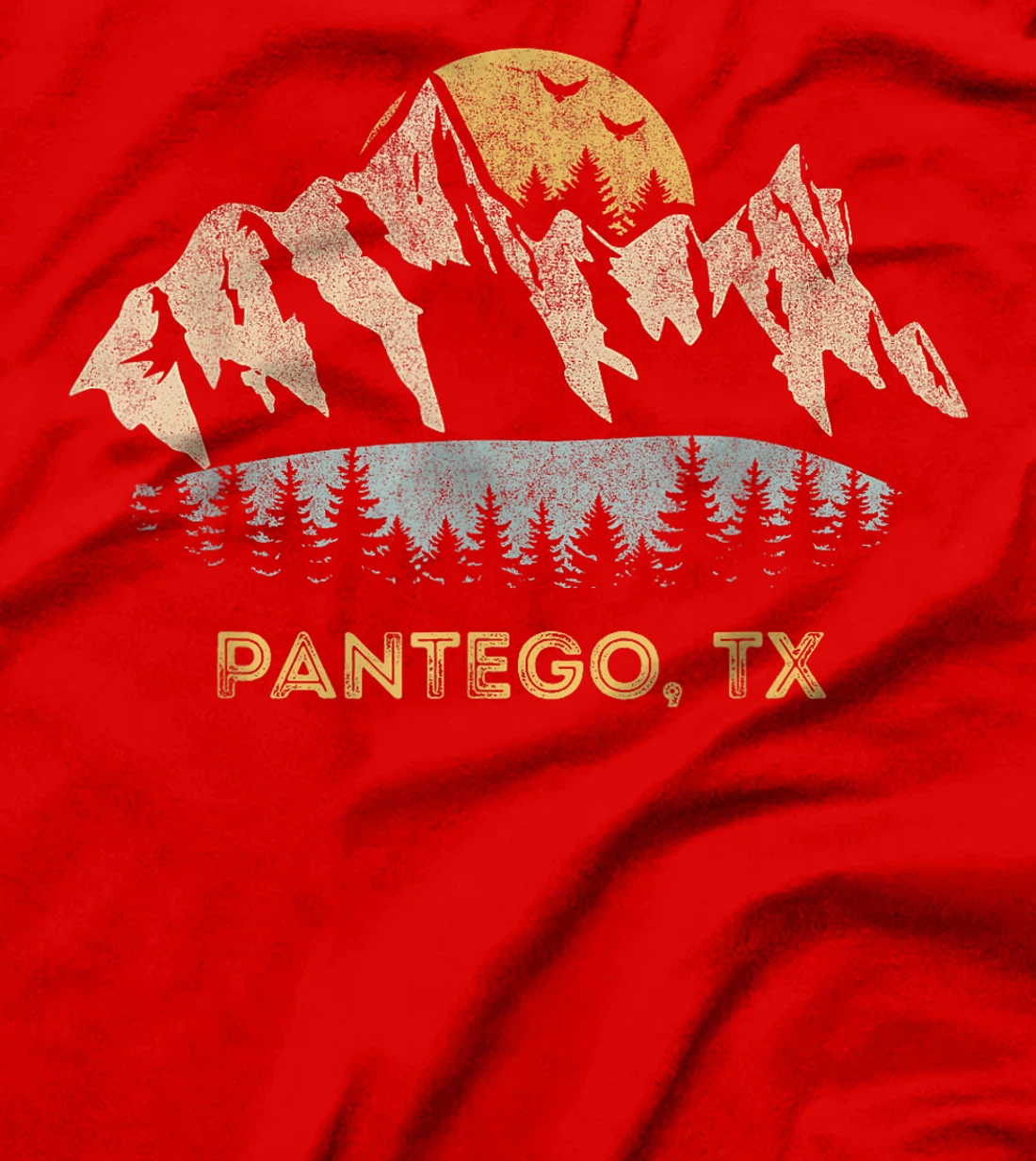 Pantego Texas Mountain Sunset Sunrise TX T-Shirt