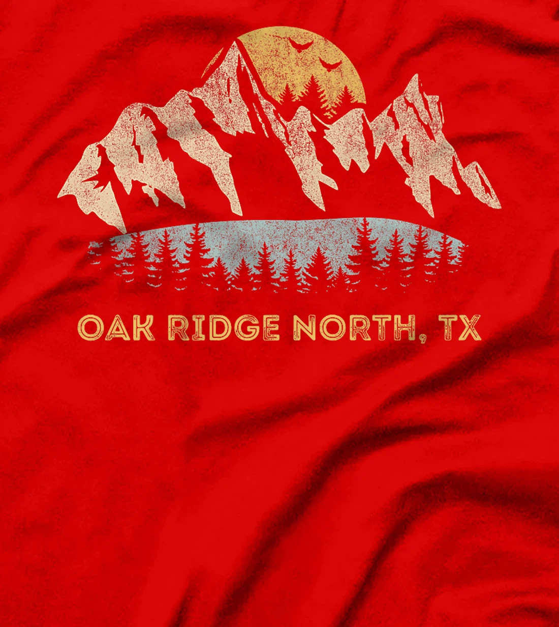 Oak Ridge North Texas Mountain Sunset Sunrise TX Premium T-Shirt