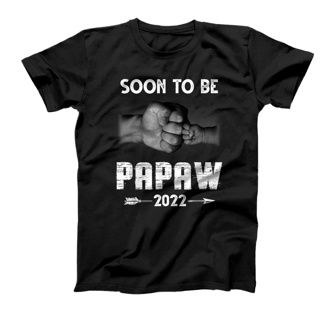 Mens Fathers Day Soon To Be Papaw 2022 New Papaw Father's Day T-Shirt