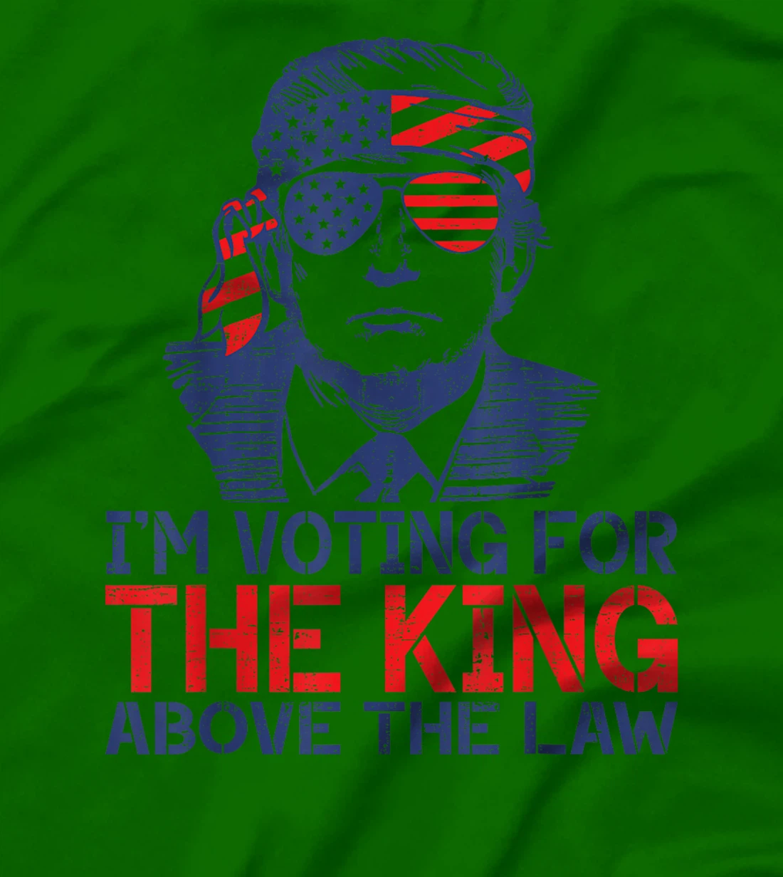 I'm Voting For The King Above The Law Funny Trump Immunity T-Shirt