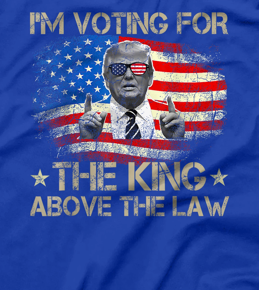 I'm Voting Trump 2024 King Above the Law T-Shirt