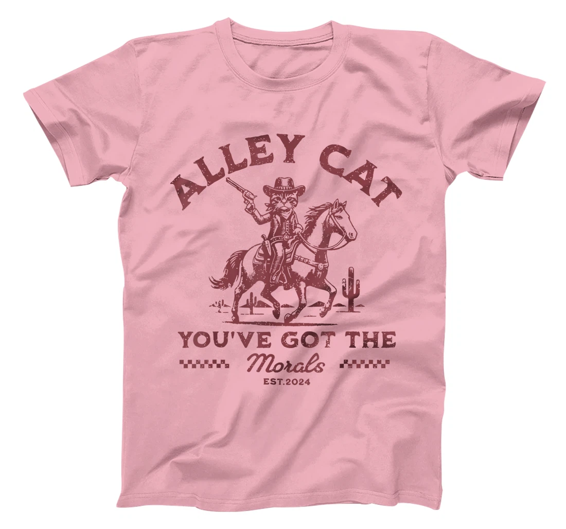 Funny Trump Alley Cat Morals No Claws Barred T-Shirt