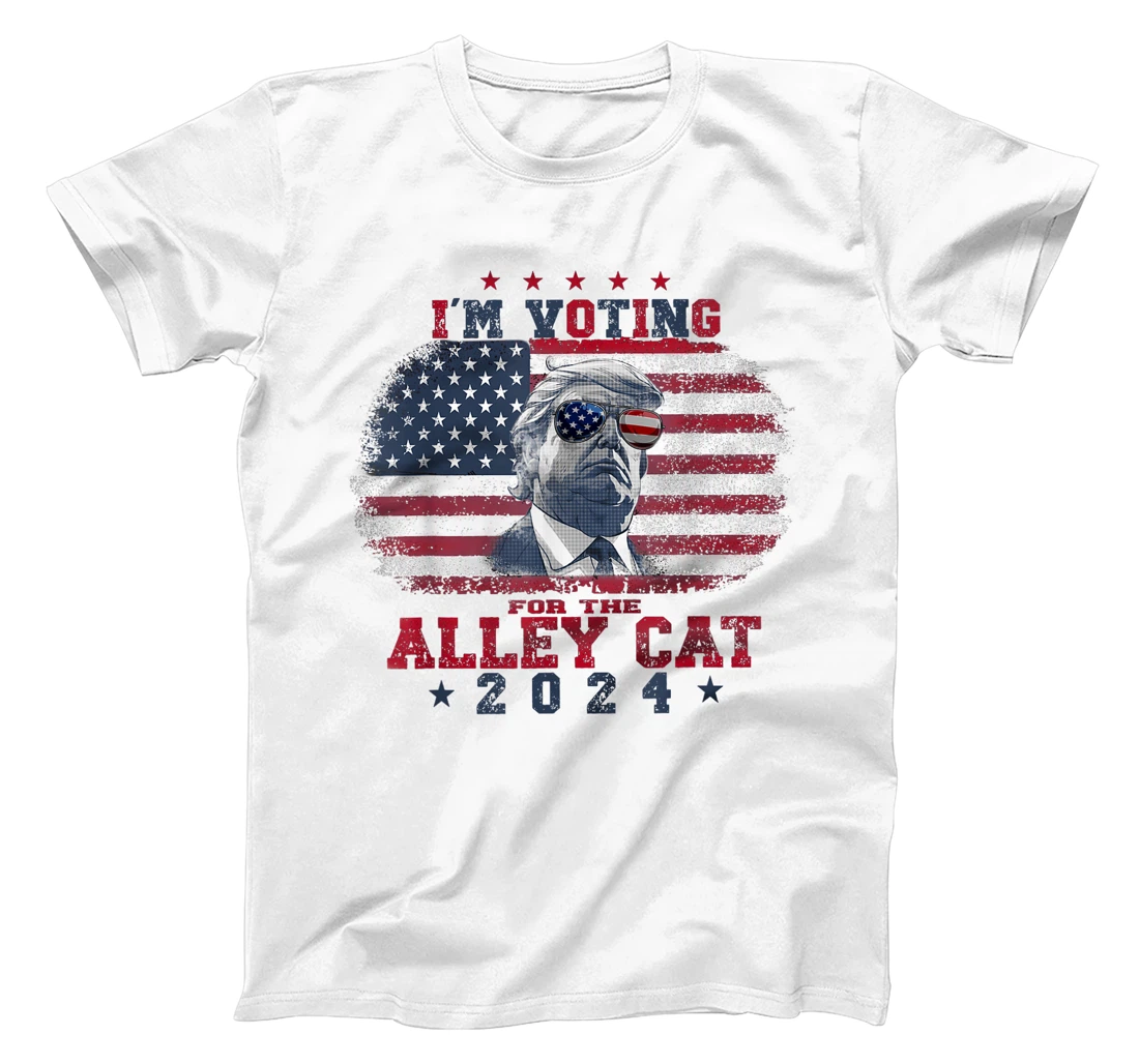 I'm Voting For The Alley Cat Funny Trump Alley Cat T-Shirt