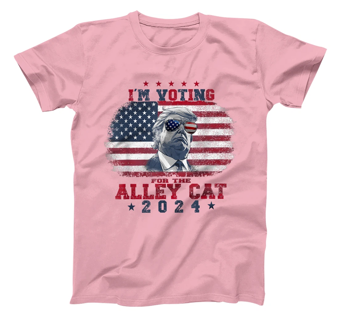 I'm Voting For The Alley Cat Funny Trump Alley Cat T-Shirt