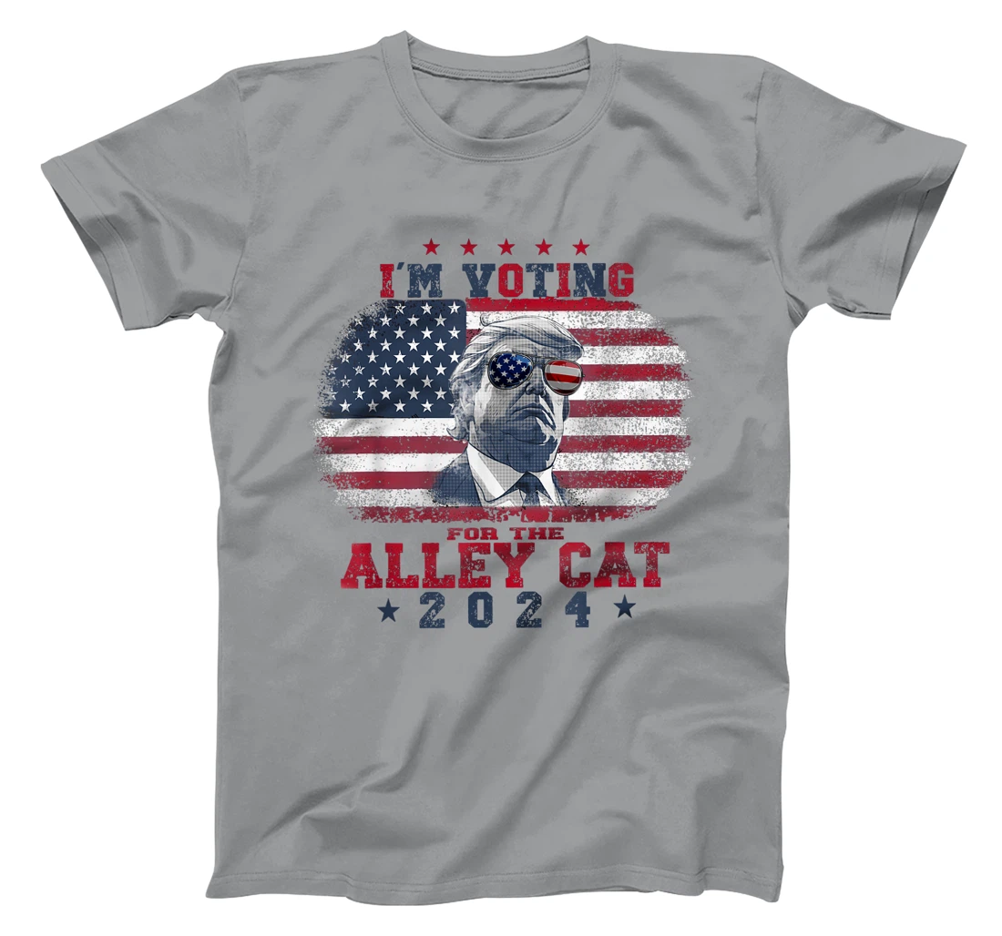 I'm Voting For The Alley Cat Funny Trump Alley Cat T-Shirt