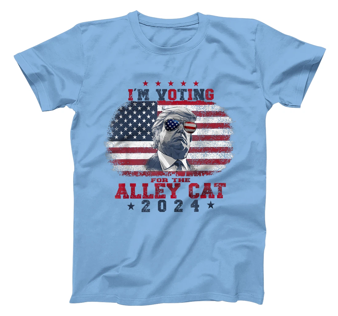 I'm Voting For The Alley Cat Funny Trump Alley Cat T-Shirt