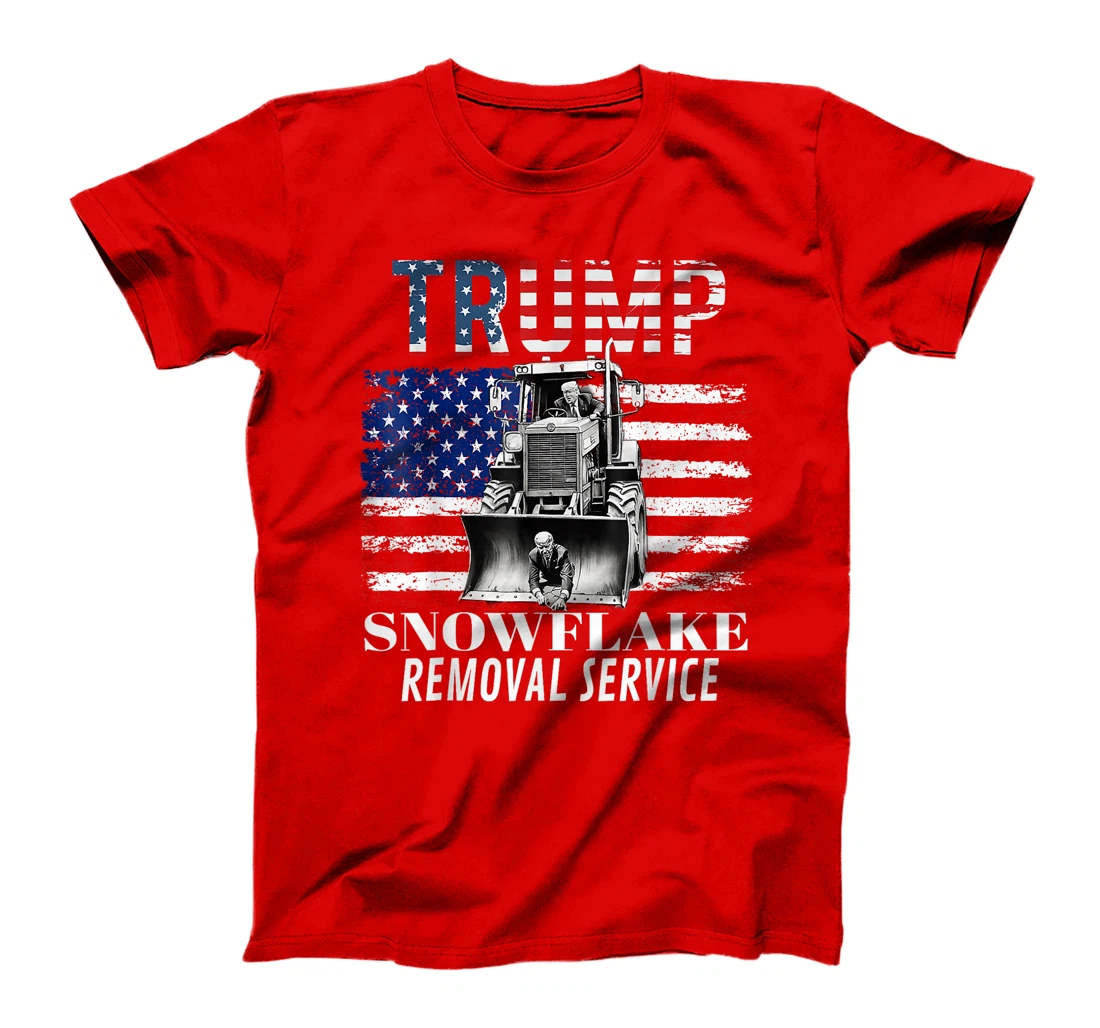 Trump Snowflake Removal Service Funny Donald Trump 2024 T-Shirt
