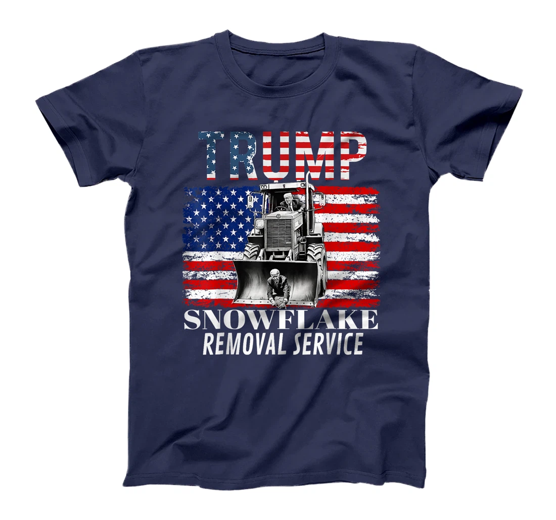Trump Snowflake Removal Service Funny Donald Trump 2024 T-Shirt
