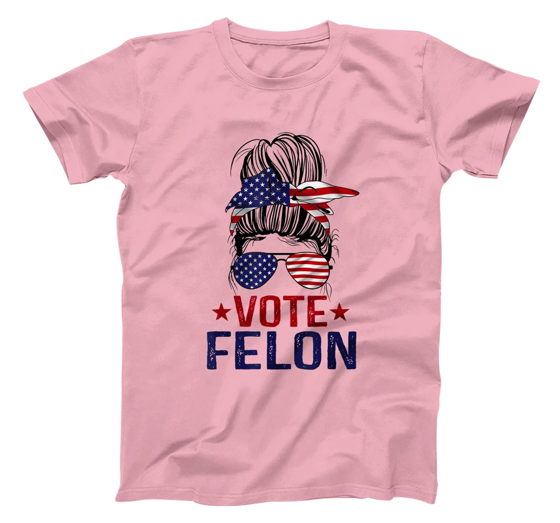 Vote Felon 2024 President Trump 45 47 Vote For The Felon T-Shirt