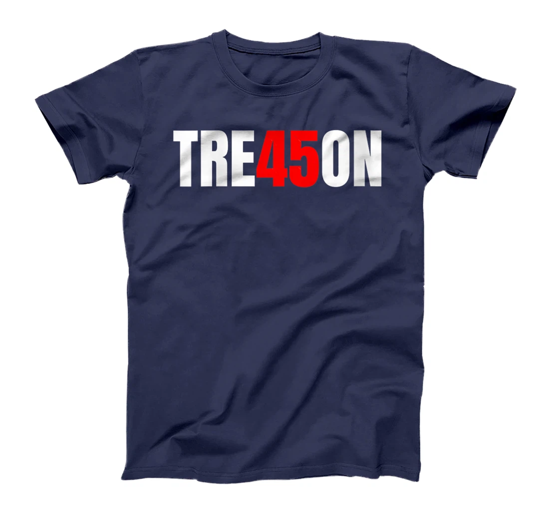 Womens Trump 2024 45 47 Vintage Tre45son Trump 45 Treason T-Shirt