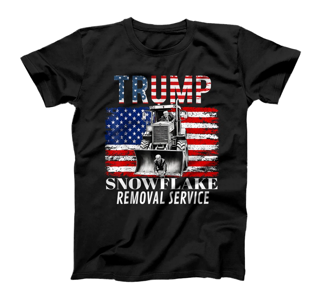 Trump Snowflake Removal Service Funny Donald Trump 2024 T-Shirt