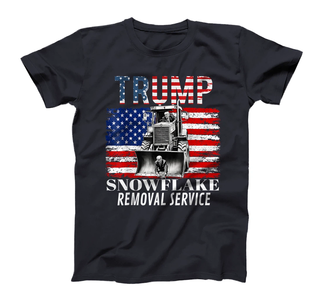 Trump Snowflake Removal Service Funny Donald Trump 2024 T-Shirt