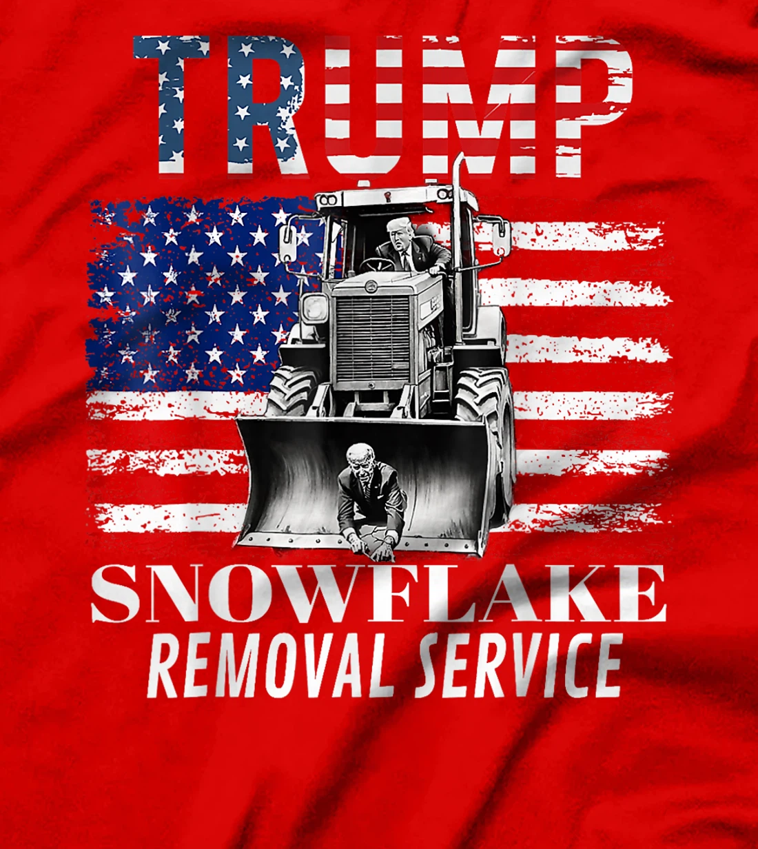 Trump Snowflake Removal Service Funny Donald Trump 2024 T-Shirt
