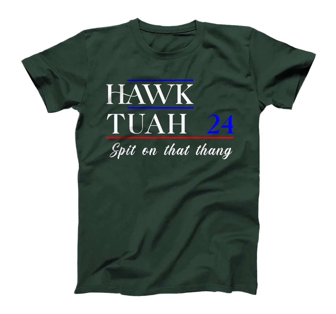Hawk Tuah 2024 Election Supporter Patriotic Trump Design T-Shirt