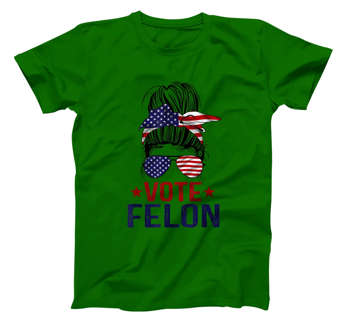 Vote Felon 2024 President Trump 45 47 Vote For The Felon T-Shirt
