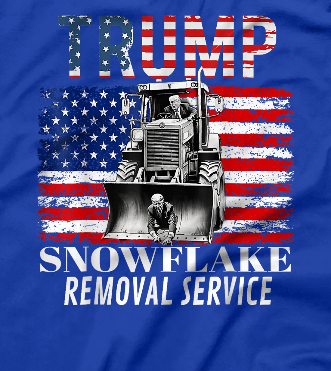 Trump Snowflake Removal Service Funny Donald Trump 2024 T-Shirt