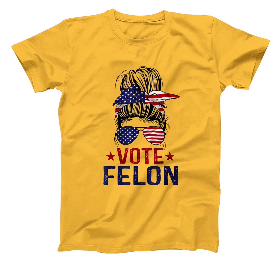 Vote Felon 2024 President Trump 45 47 Vote For The Felon T-Shirt