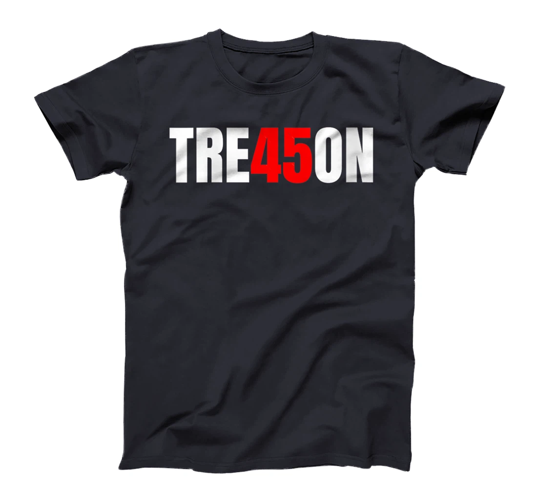 Womens Trump 2024 45 47 Vintage Tre45son Trump 45 Treason T-Shirt