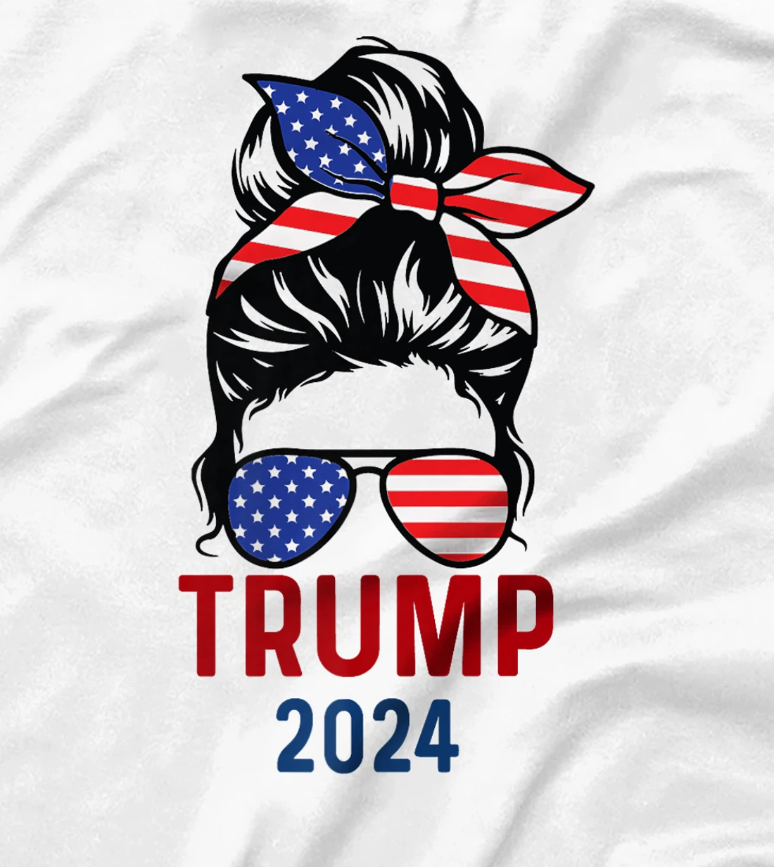America Flag usa Election vote Trump 2024 women girls Premium T-Shirt