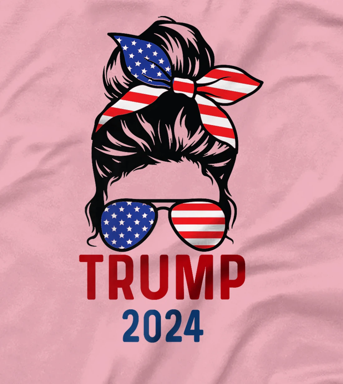 America Flag usa Election vote Trump 2024 women girls Premium T-Shirt