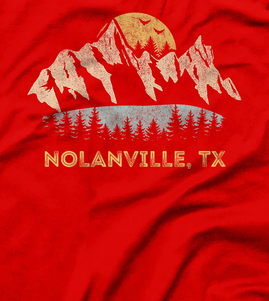 Nolanville Texas Mountain Sunset Sunrise TX Premium T-Shirt