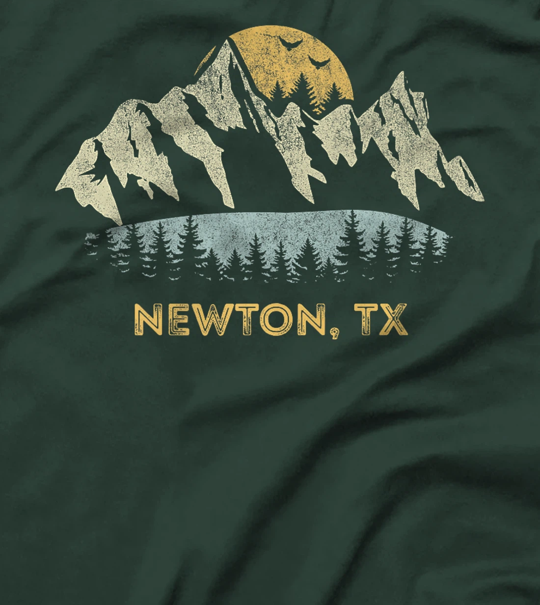 Newton Texas Mountain Sunset Sunrise TX Premium T-Shirt