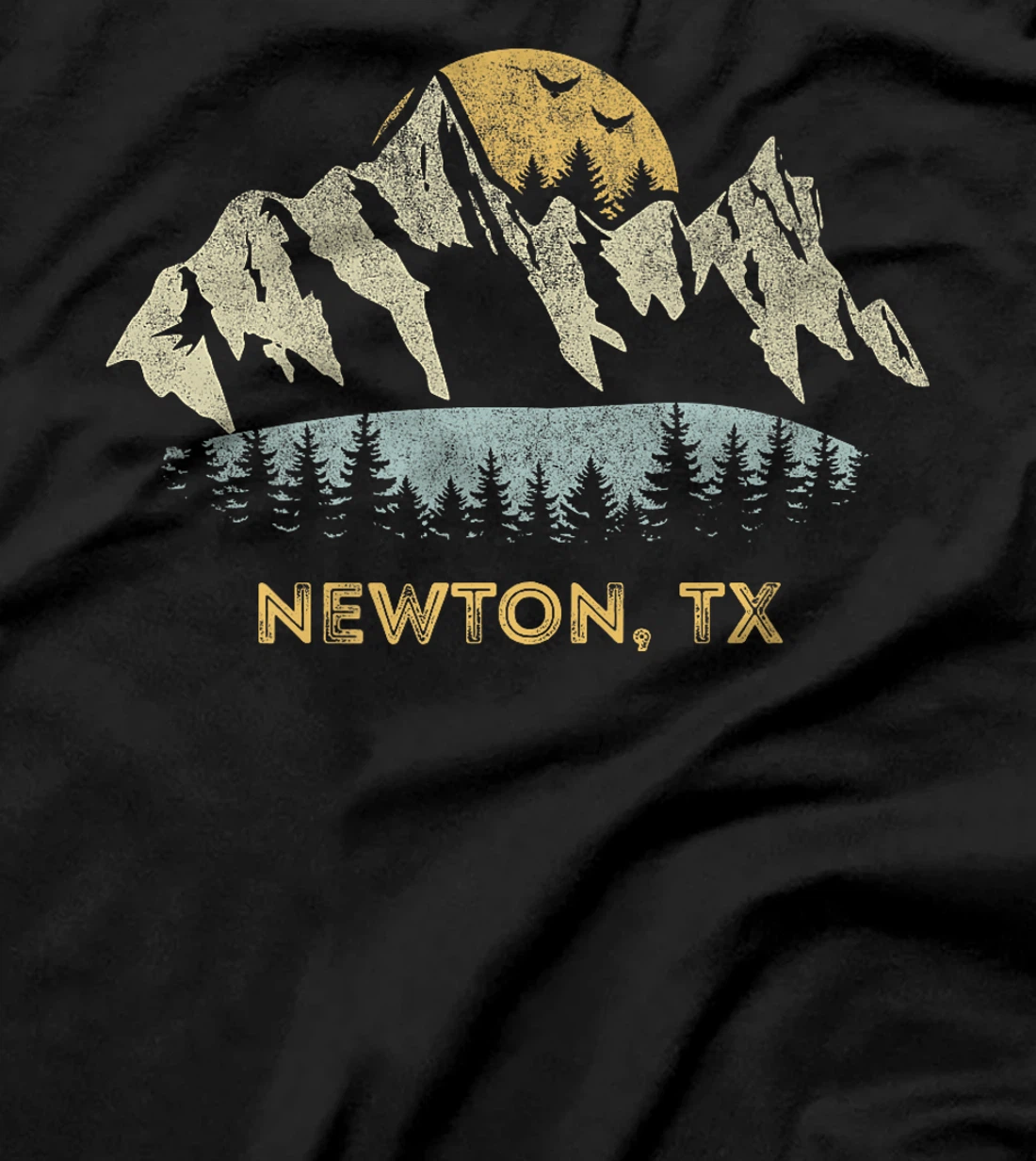 Newton Texas Mountain Sunset Sunrise TX Premium T-Shirt