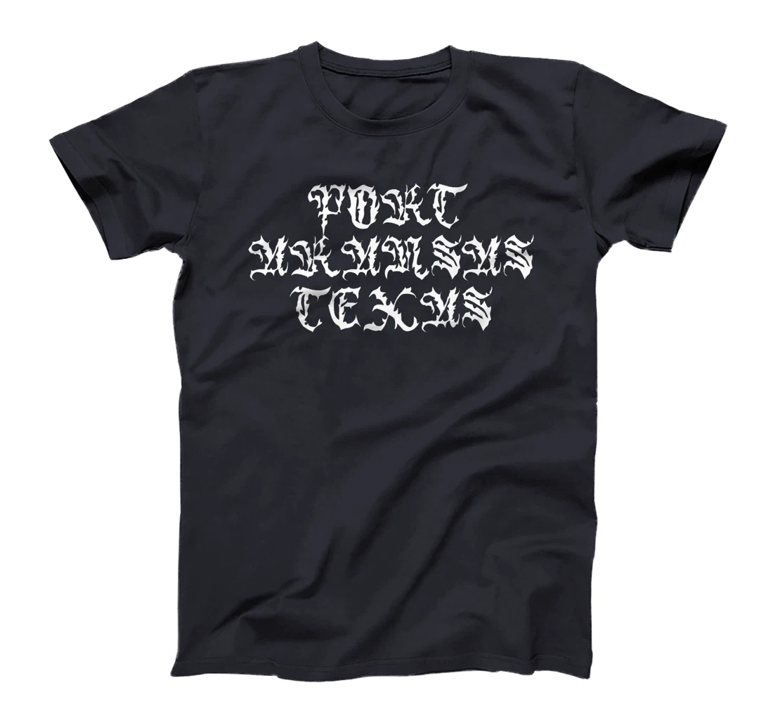 Port Aransas Texas Streetwear Vintage Script Goth Inspired Premium T-Shirt