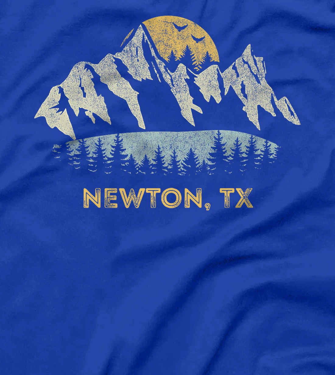 Newton Texas Mountain Sunset Sunrise TX Premium T-Shirt