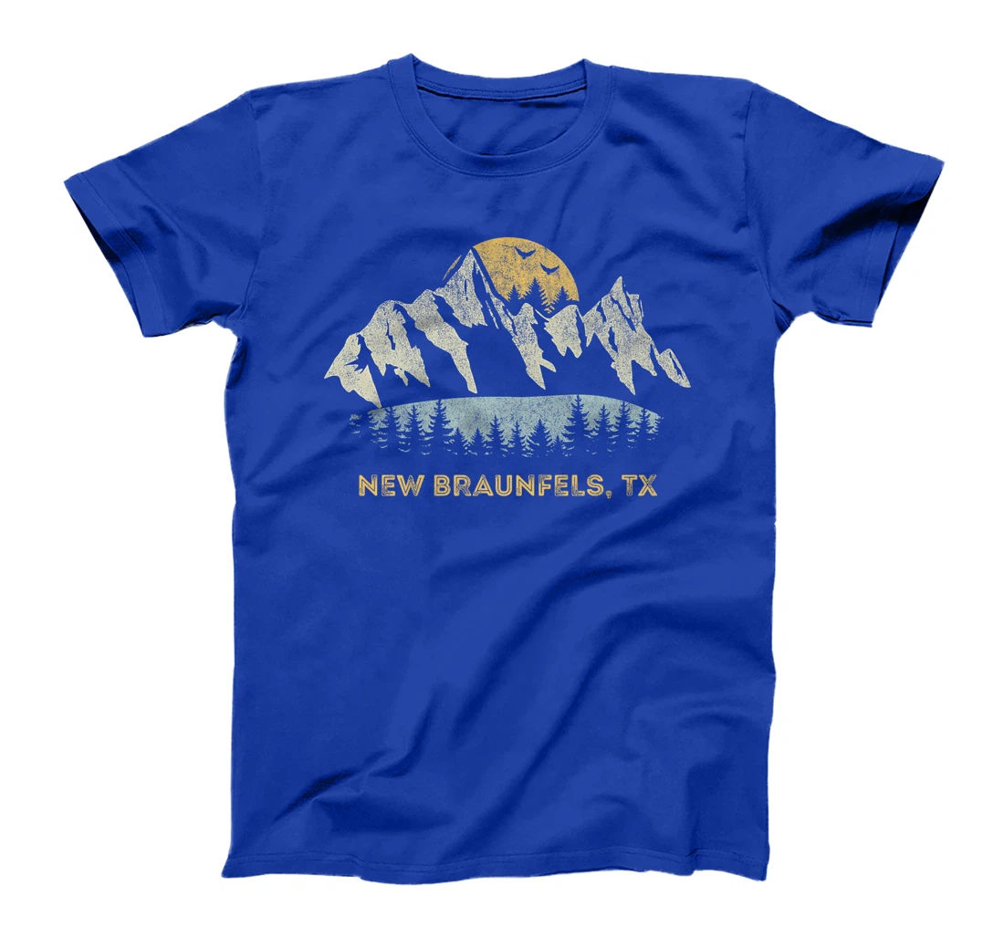 New Braunfels Texas Mountain Sunset Sunrise TX Premium T-Shirt