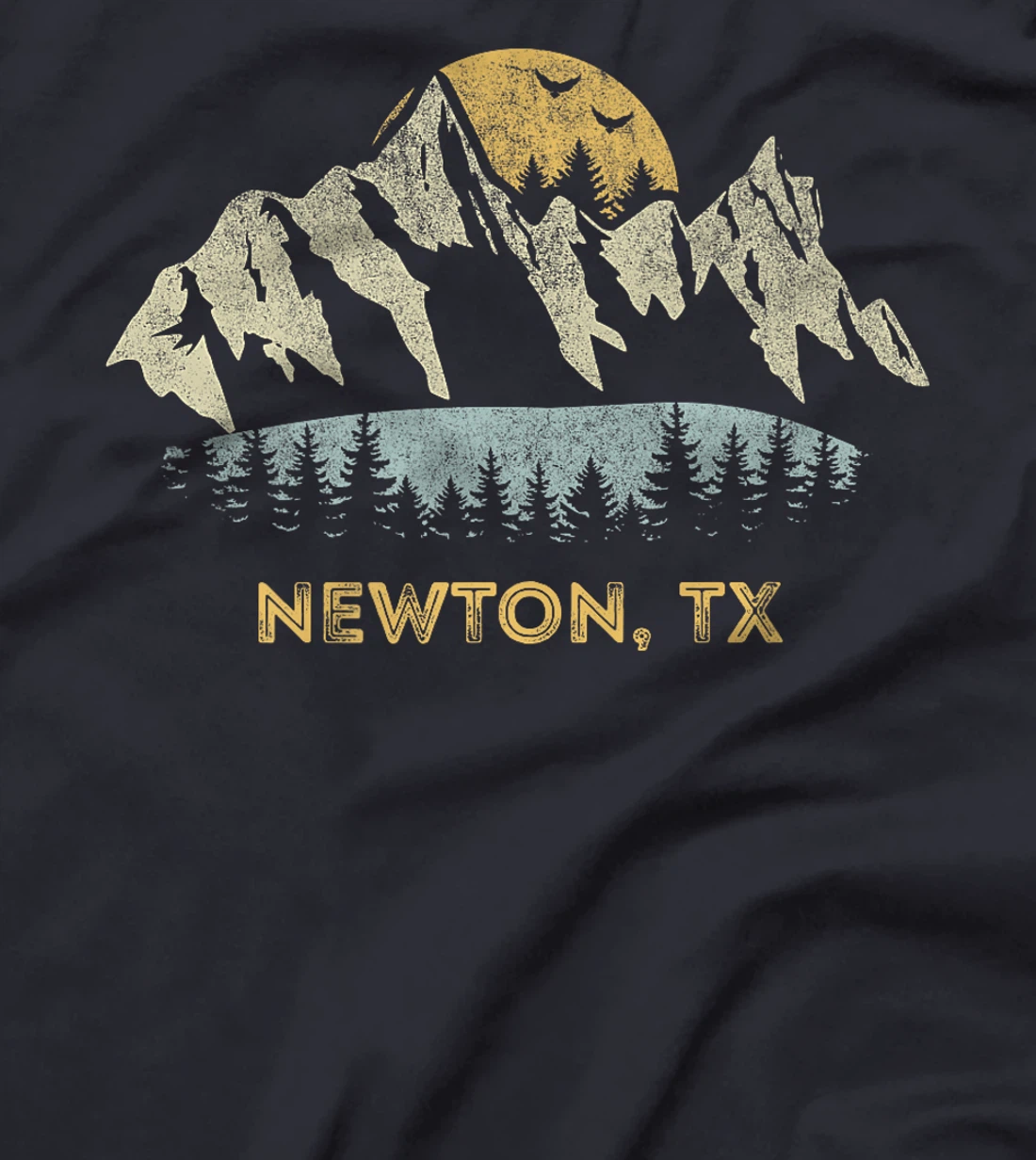 Newton Texas Mountain Sunset Sunrise TX Premium T-Shirt
