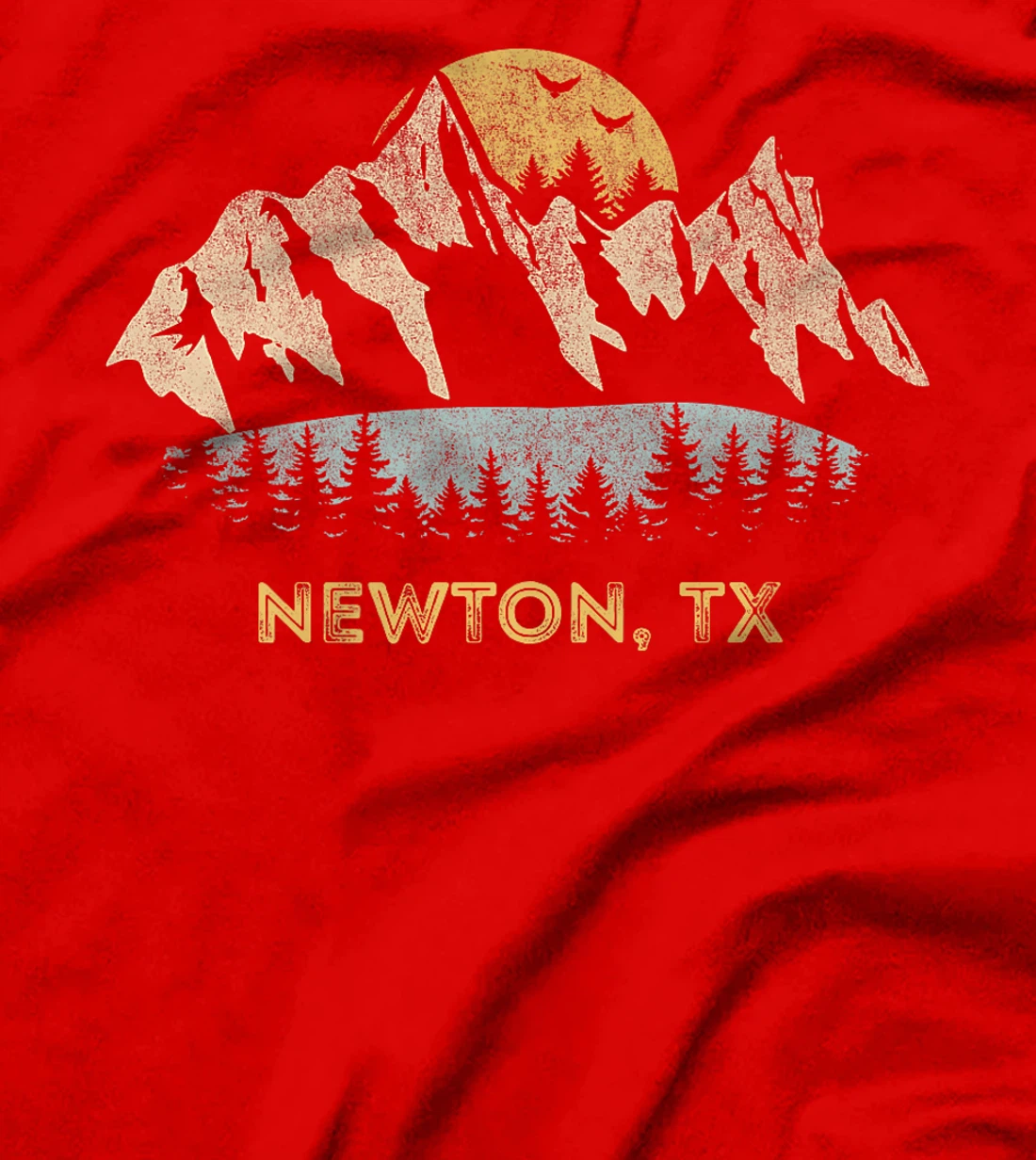 Newton Texas Mountain Sunset Sunrise TX Premium T-Shirt