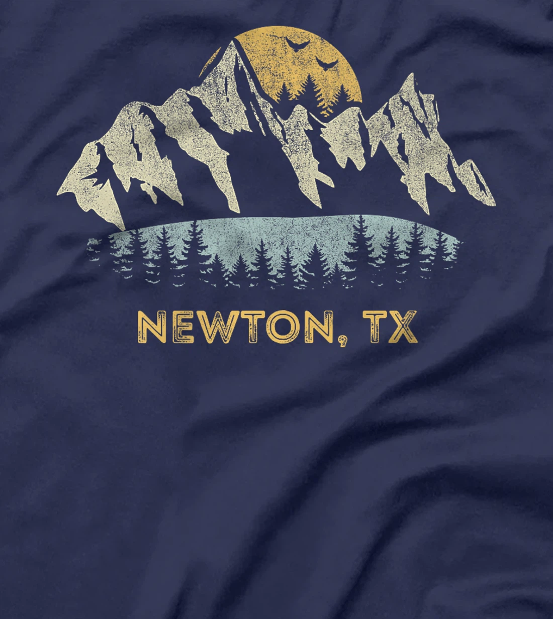 Newton Texas Mountain Sunset Sunrise TX Premium T-Shirt