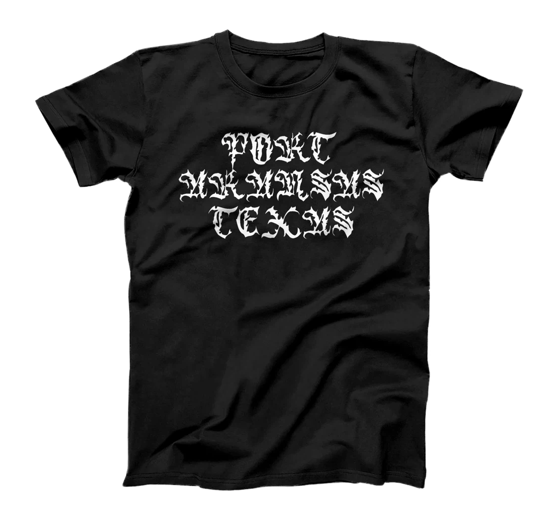 Port Aransas Texas Streetwear Vintage Script Goth Inspired Premium T-Shirt