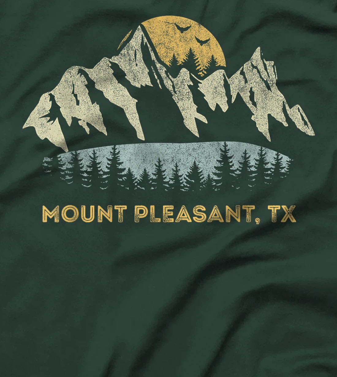 Mount Pleasant Texas Mountain Sunset Sunrise TX T-Shirt